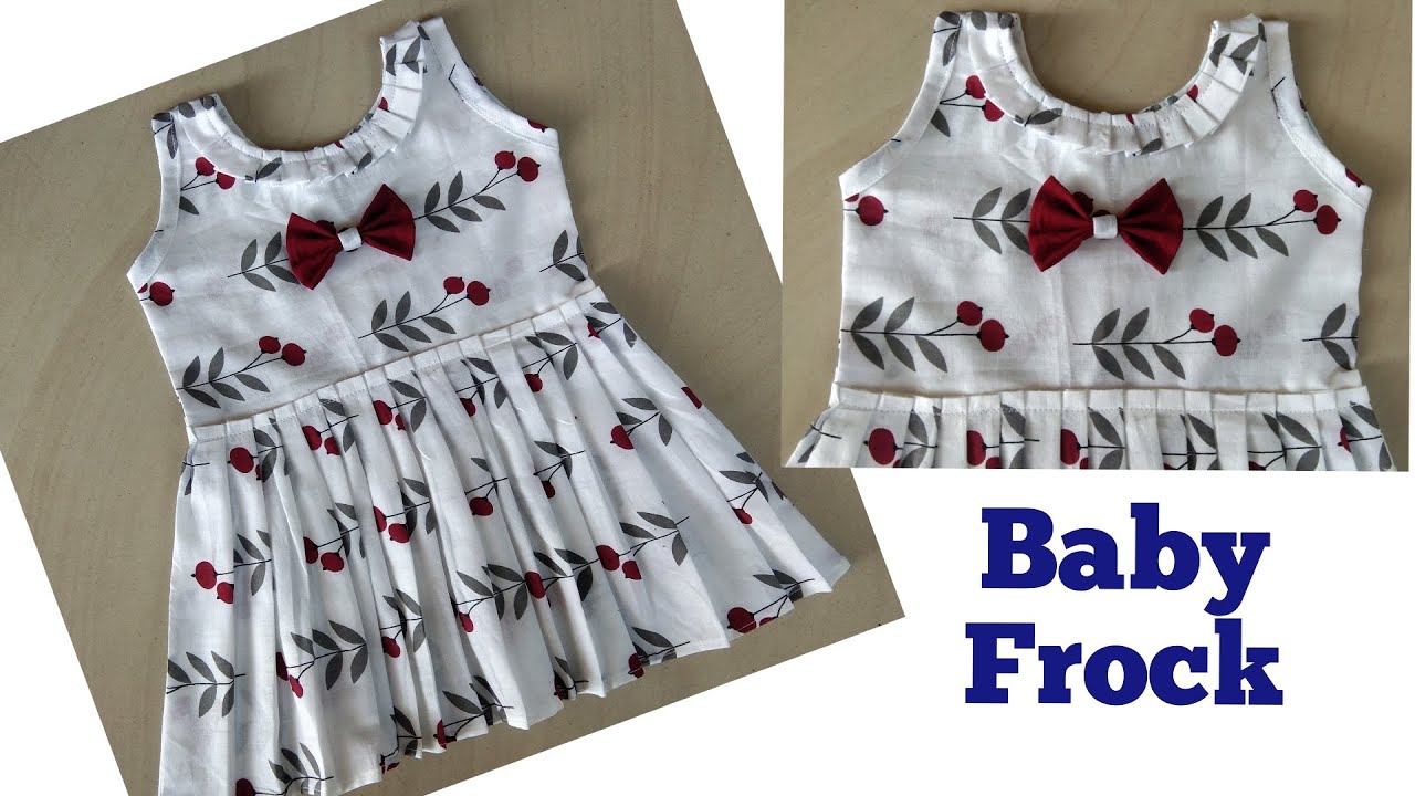Baby frock cutting and stitching|very easy baby frock for 6 months to 1yr baby|baby frock designs