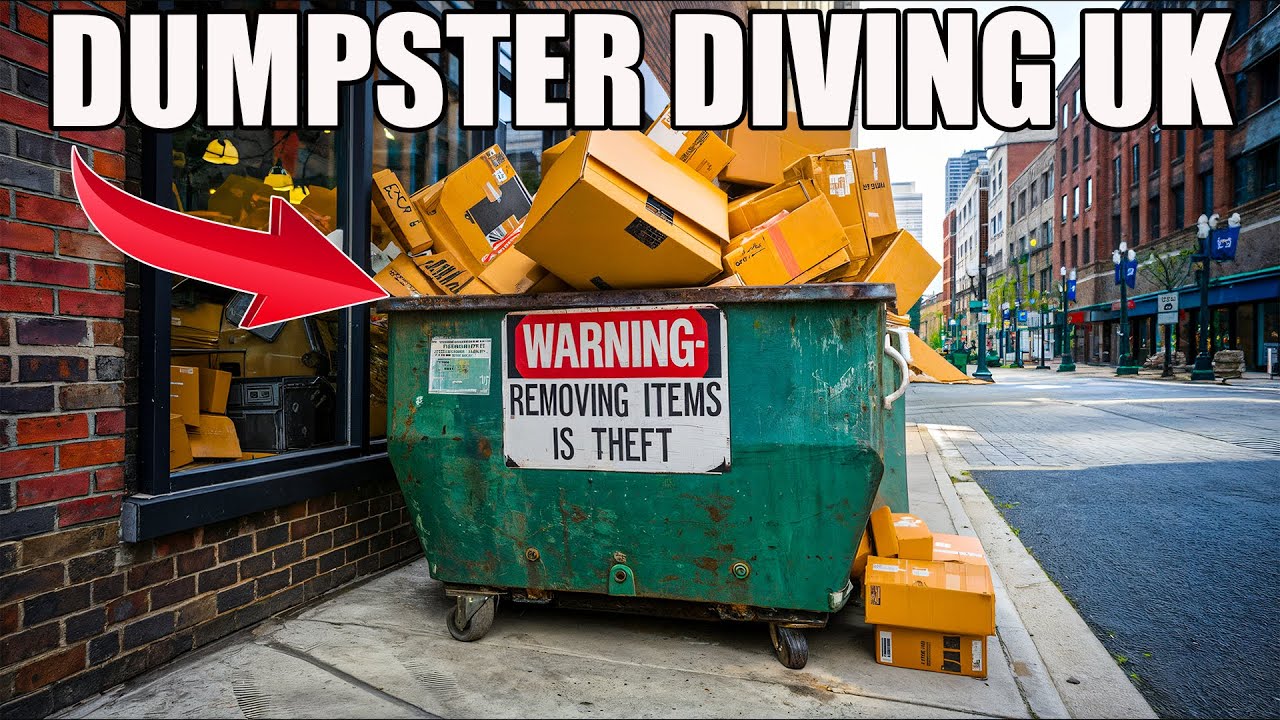DUMPSTER DIVING UK CHARITY SHOPS, LETS GO TREASURE HUNTING