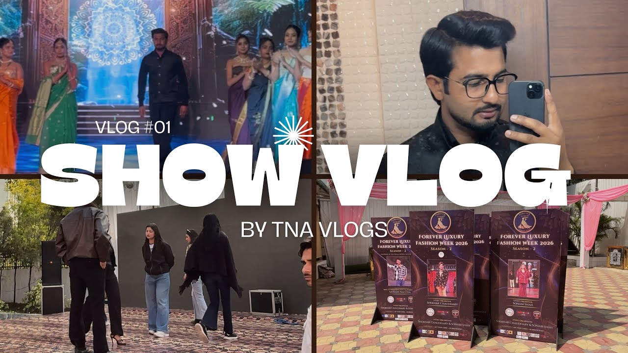 SHOW VLOG | TNA Vlogs | vlog shoot krna nhi aata 😬