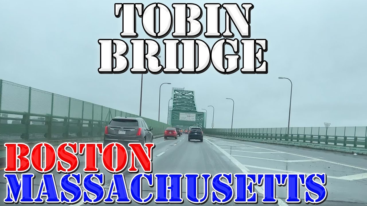 Tobin Bridge - Boston - Massachusetts - 4K Infrastructure Drive
