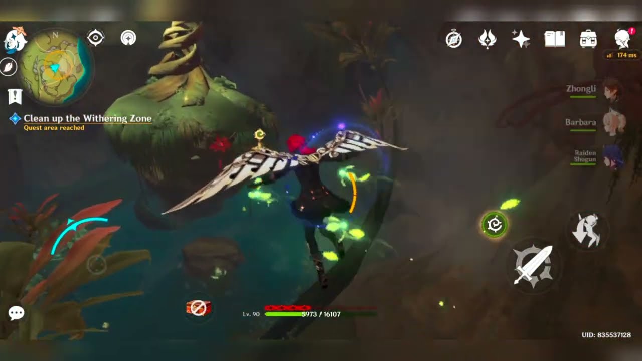 Clean up the Withering zone - Ardravi Valley