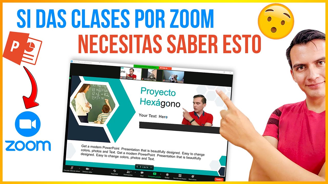 NUEVO TRUCO!!! 😱 PowerPoint de FONDO Virtual en ZOOM ✅