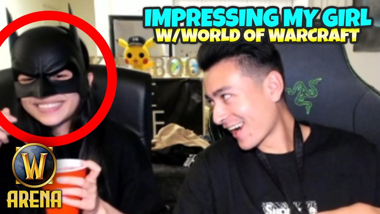 Pikaboo пытается произвести впечатление на девушку, играя в World of Warcraft
