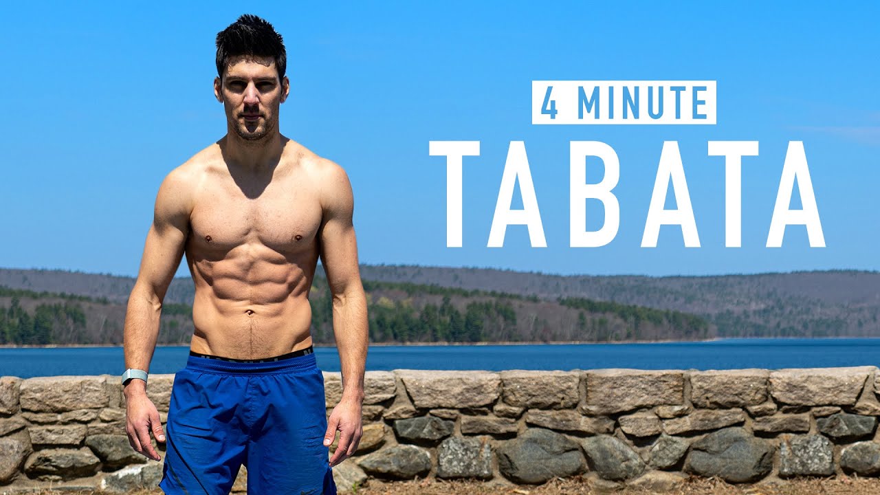 4 MINUTE TABATA WORKOUT - Full-Body - No Equipment (w/ Ash Crawford)