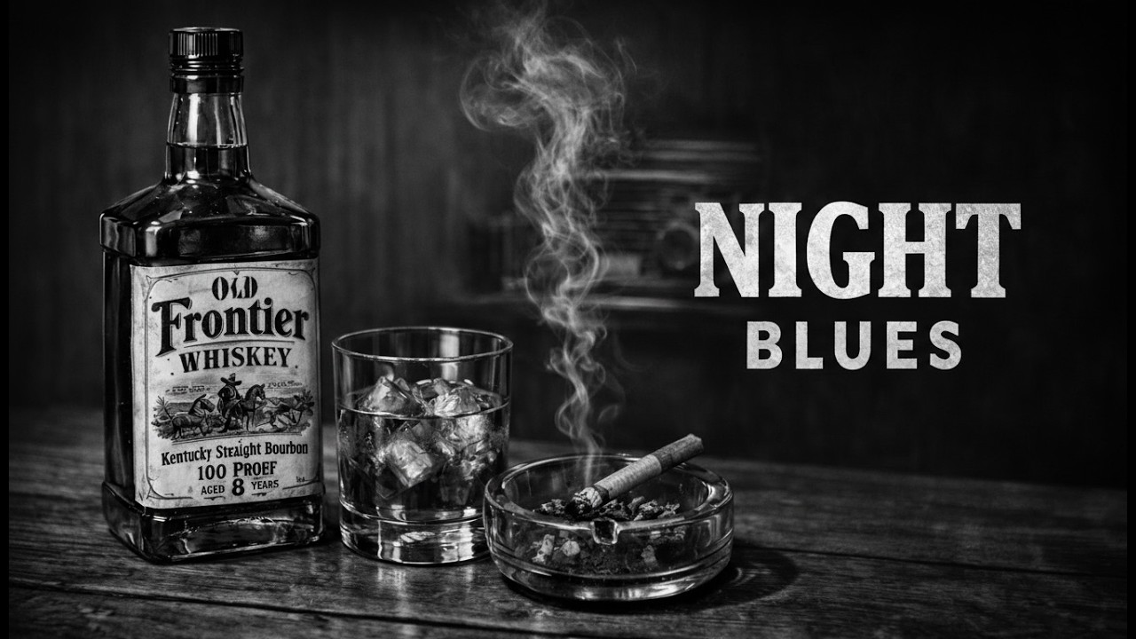 Night Blues | A Calm and Classy Midnight Atmosphere – Relaxing Jazz Ambience in Black & White Noir