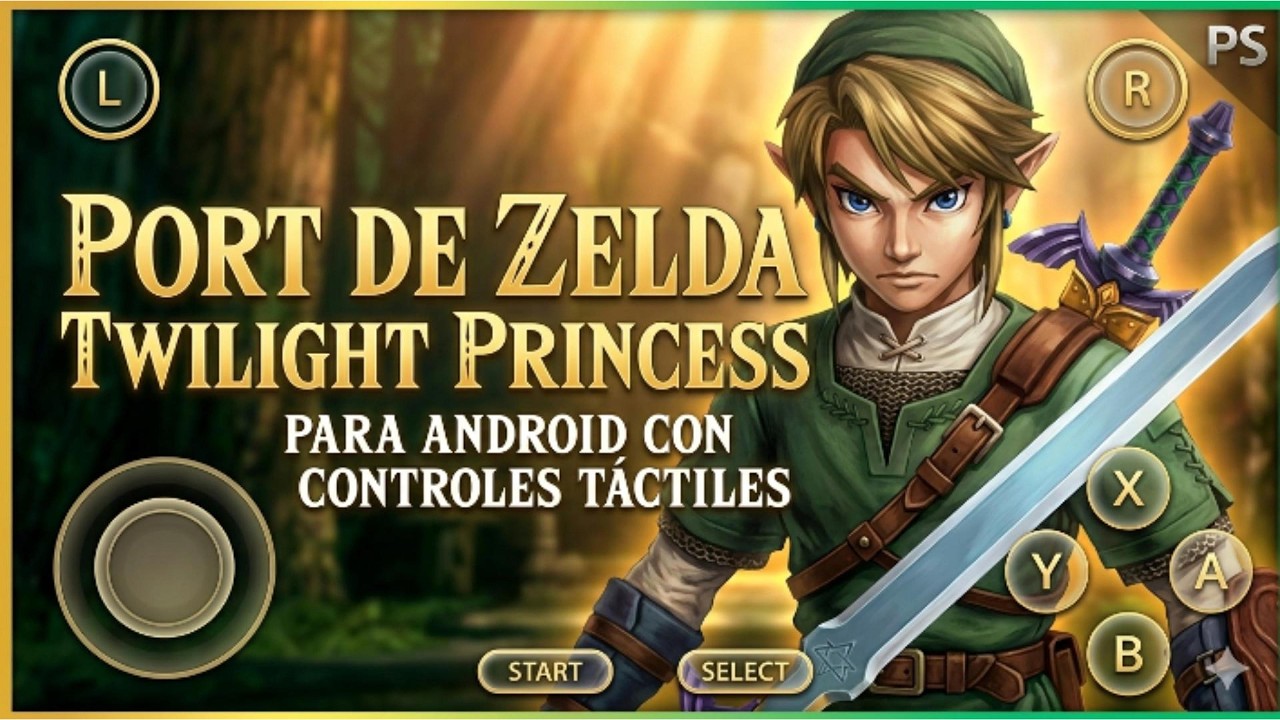 Descarga PORT ZELDA TWILIGHT PRINCESS en ANDROID con Controles T&aacute;ctiles