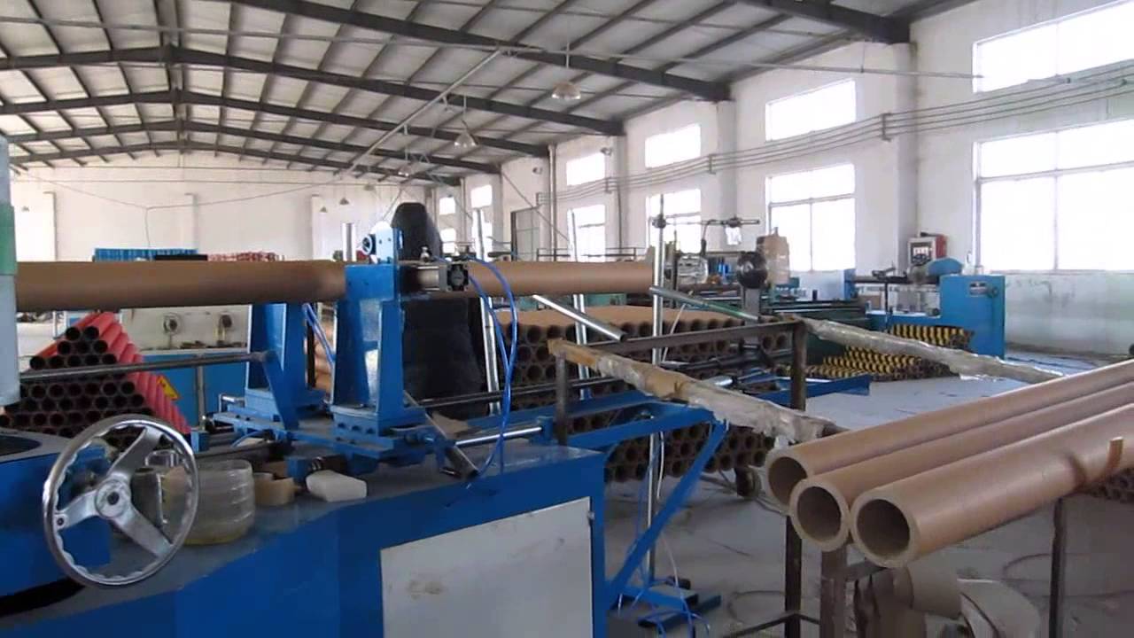 Paper core making machine dia 12mm~200mm, lenght 0 2m ~ 4m. PMC Machinery - China