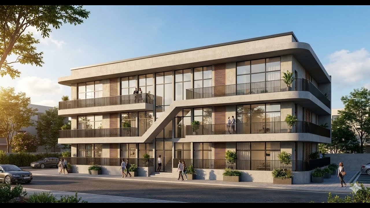 Residential Building Design Workflow | Revit + AI Rendering (Nano Banana)