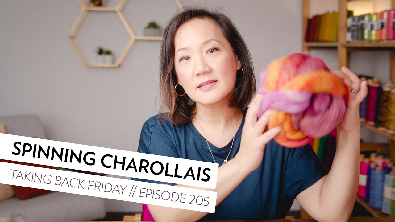Tour de Fleece 2024 — I'm spinning Charollais. What are you spinning?