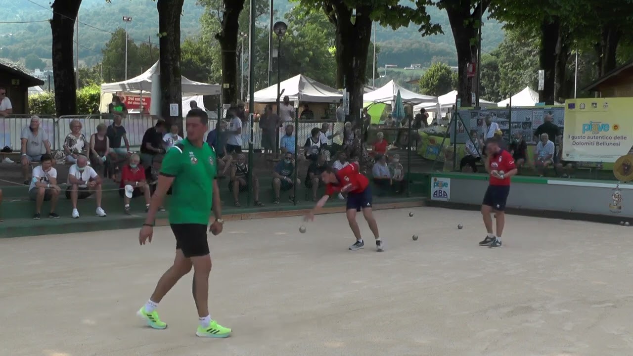 Finale dei Campionati Italiani di Bocce presso la Birreria Pedavena, Agosto 2022.
