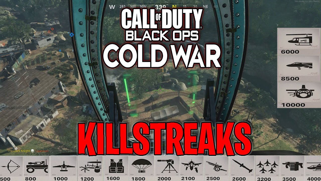 ALL SCORESTREAKS BLACK OPS COLD WAR - CALL OF DUTY ( KILLSTREAK SCORESTREAK GAMEPLAY )