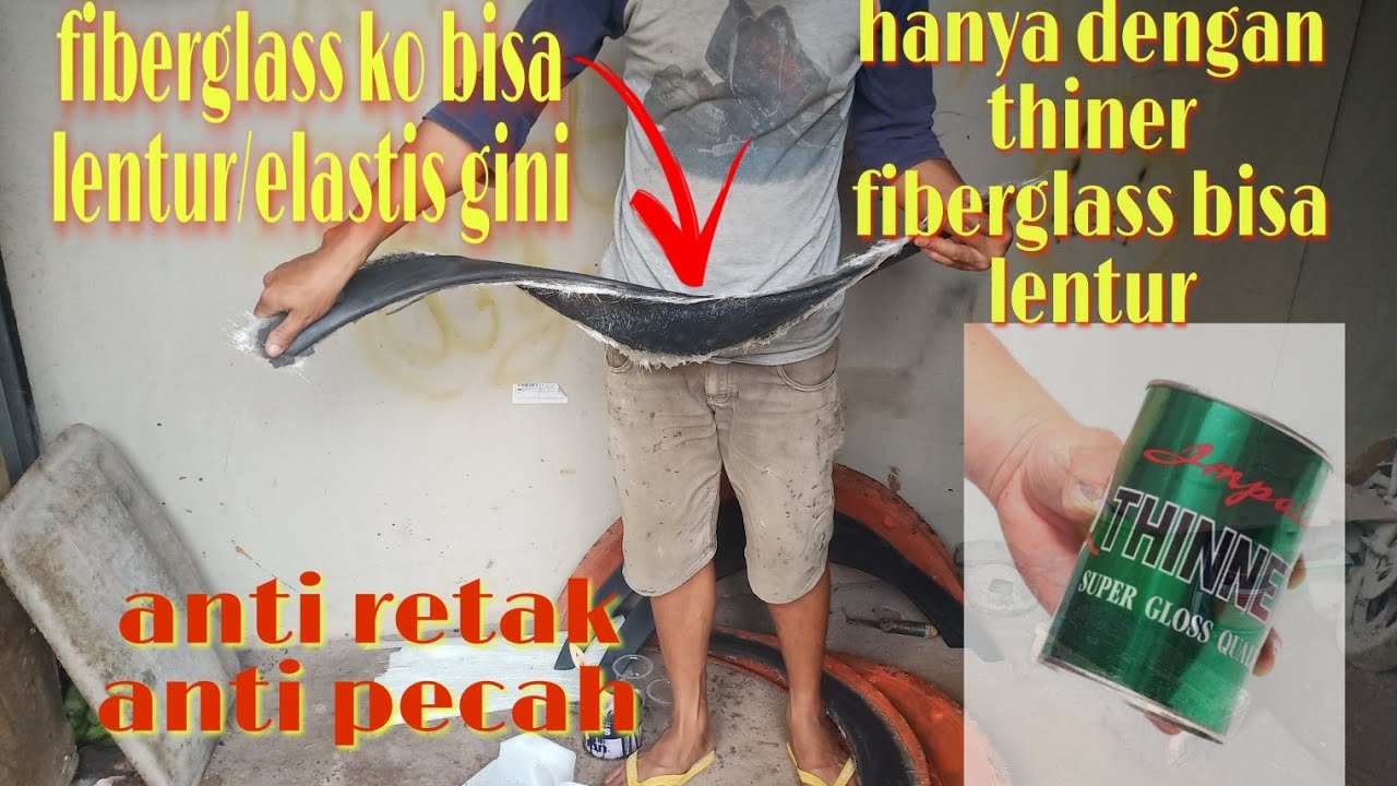 cara membuat fiberglass lentur - over fender universal