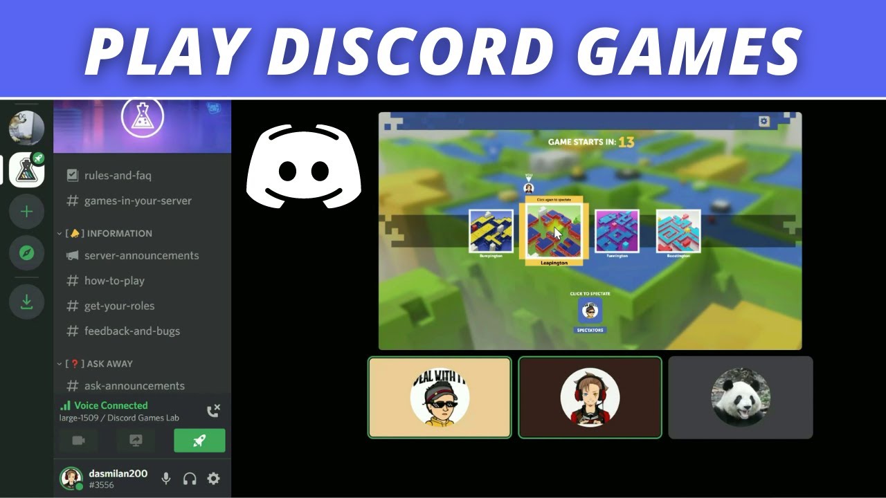 How to Play Discord Channel Games with Friends