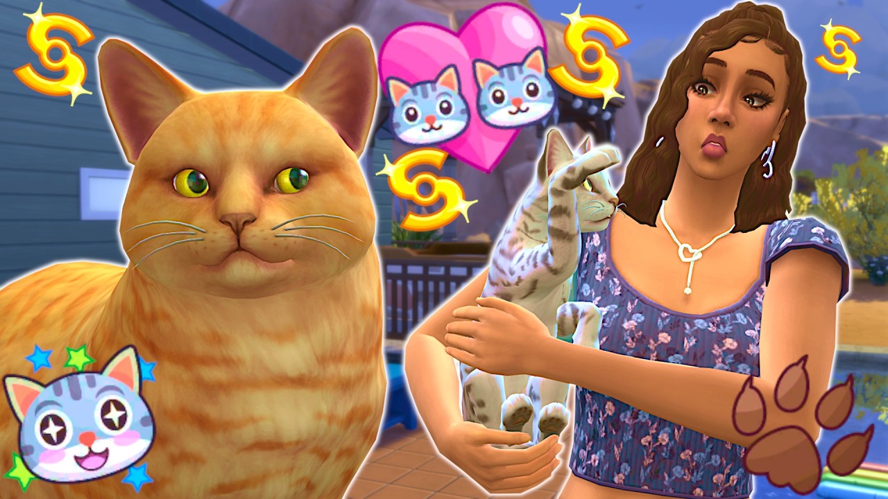 Can my sim get rich from breeding cats? // Sims 4 breeding challenge