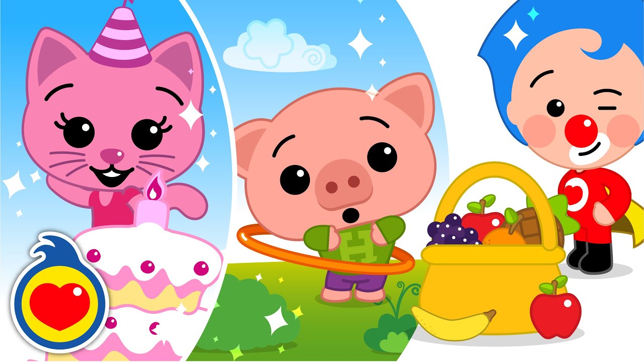 🔴 3 Capítulos de Plim Plim ♫ Cumpleaños de Mei-Li / Hula Hula / Hagamos un Pastel ♫ Plim Plim