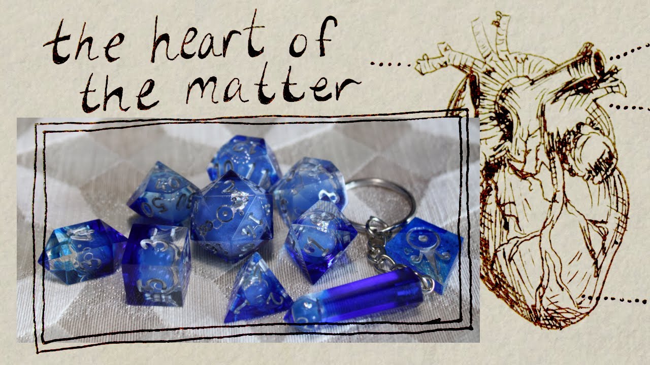 Lovely Liquid Cores - Resin Dice Commission