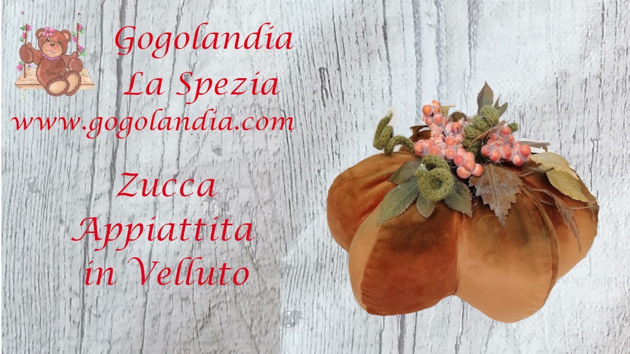 Zucca Appiattita in Velluto