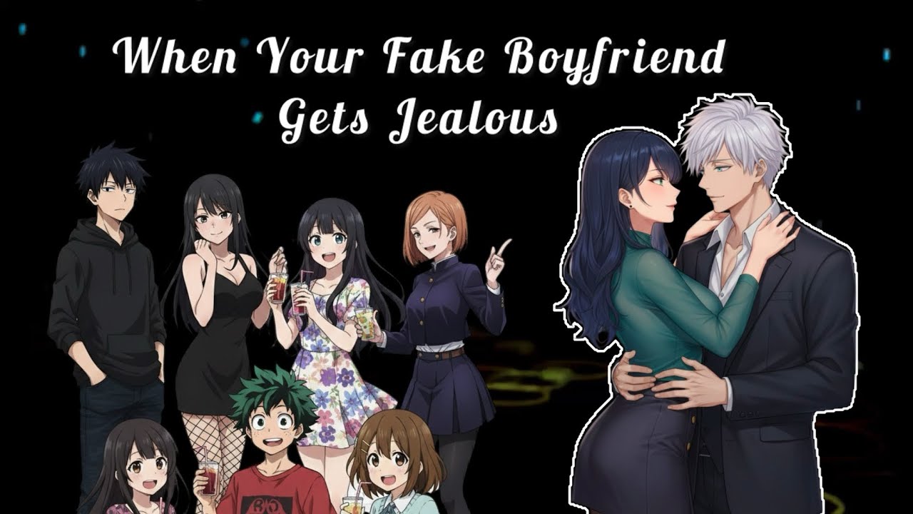 Gojo x Y/N — When Your Fake Boyfriend Gets Jealous… and Makes It Real 