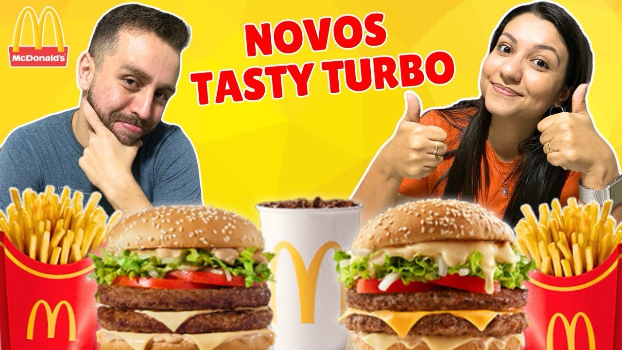 BIG TASTY TURBO E TURBO QUEIJO | NOVOS LANCHES DO MCDONALDS