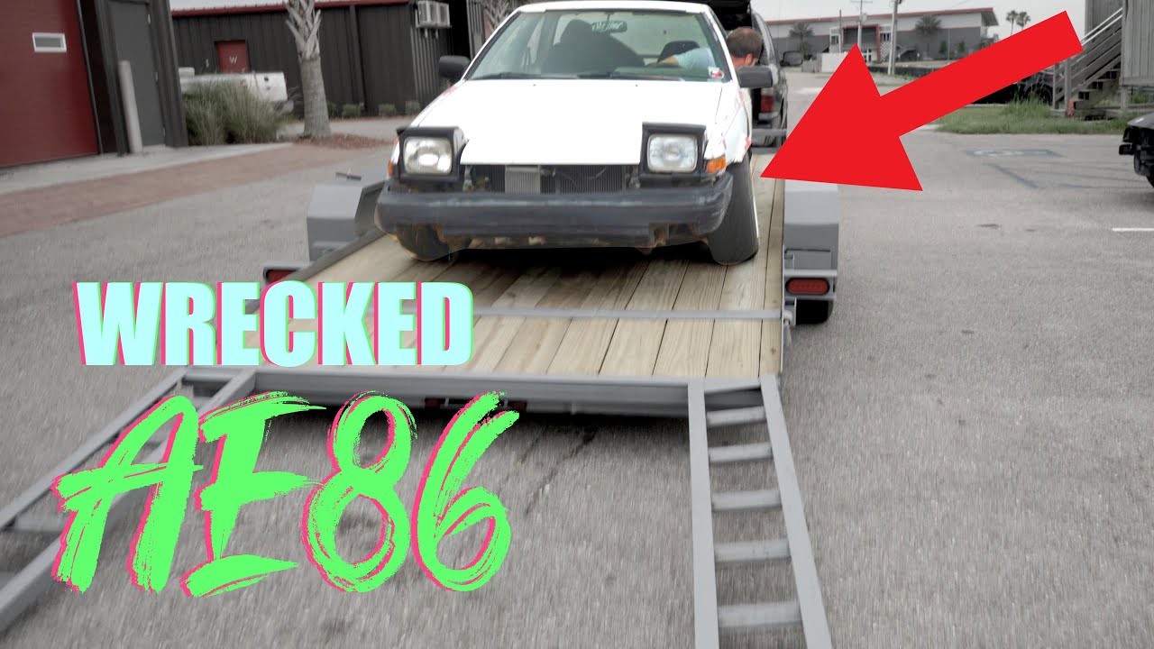 Bringing the WRECKED AE86 back home from Nola Motorsports | SuperFreeStyle Ep48
