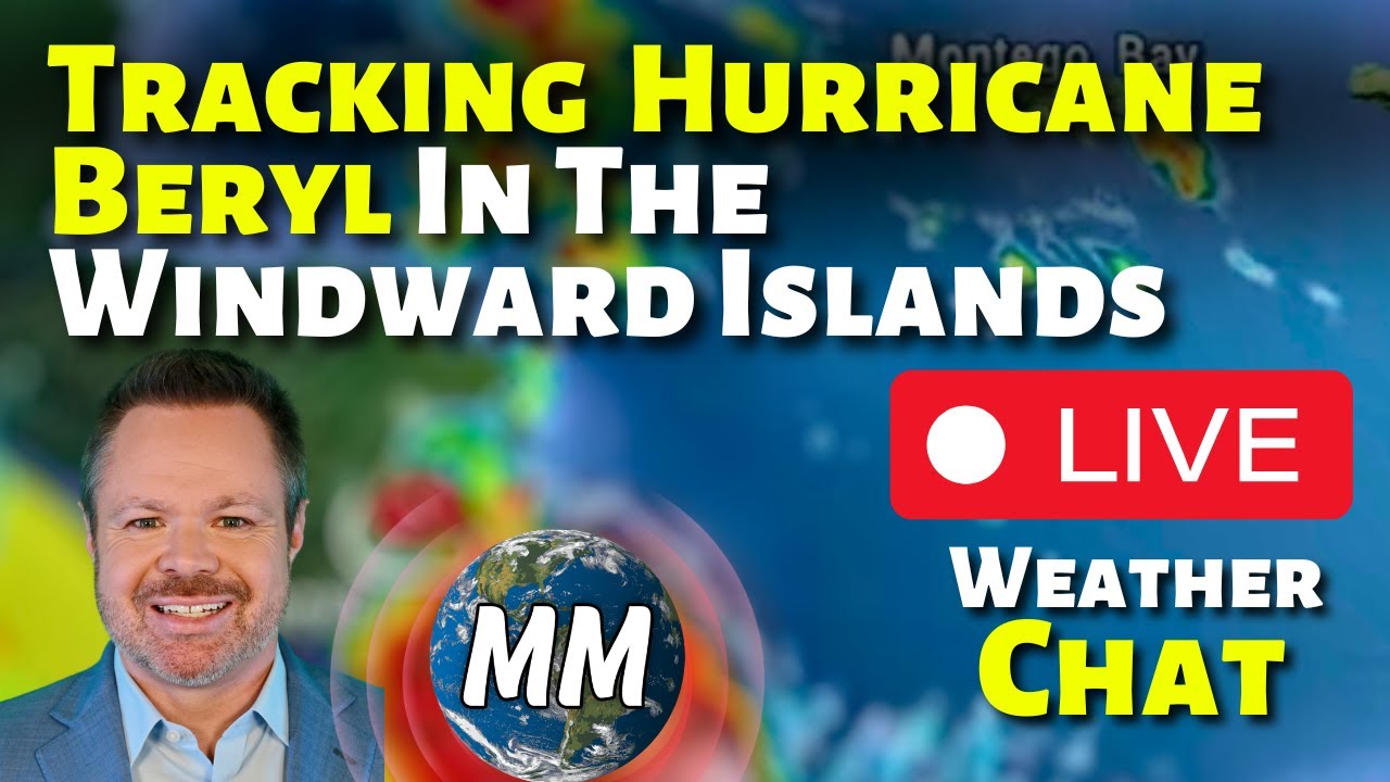 🔴LIVE🔴 Major Hurricane Beryl In The Windward Islands