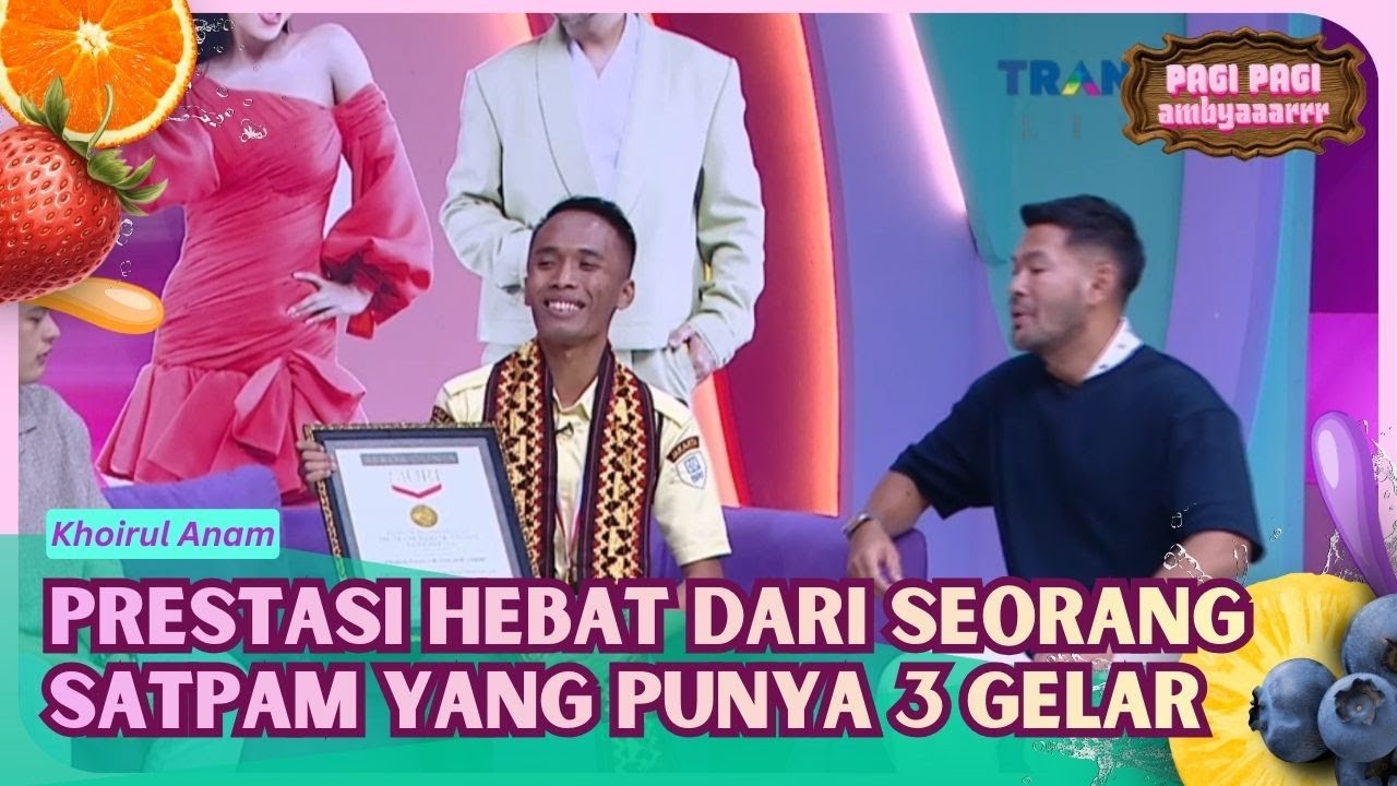 Khoirul Anam, Seorang Satpam Yang Punya 3 Gelar Da 13 Karya Ilmiah - PAGI PAGI AMBYAR (6/2/26) P4