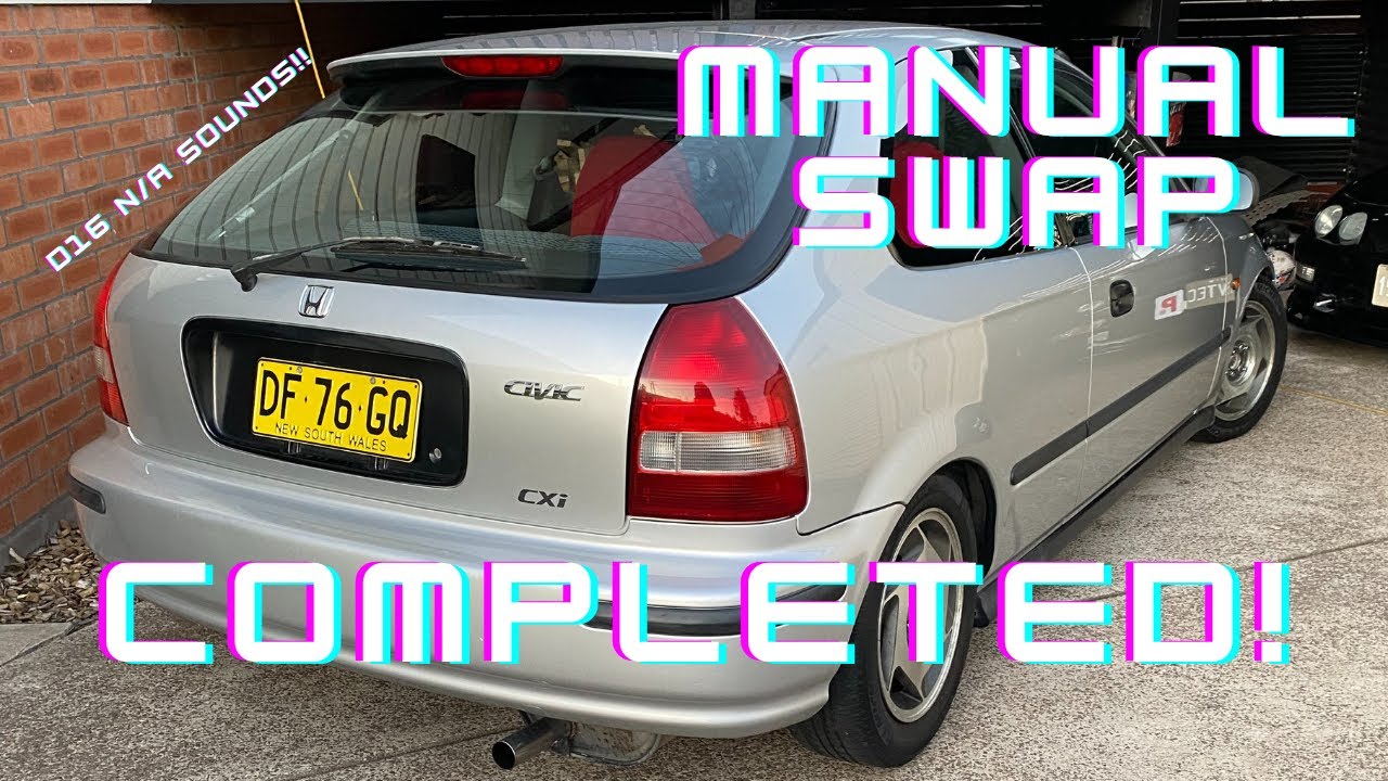 HONDA CIVIC EK MANUAL SWAP FINAL PART (WIRING, REASSEMBLY, FIRST DRIVE!)