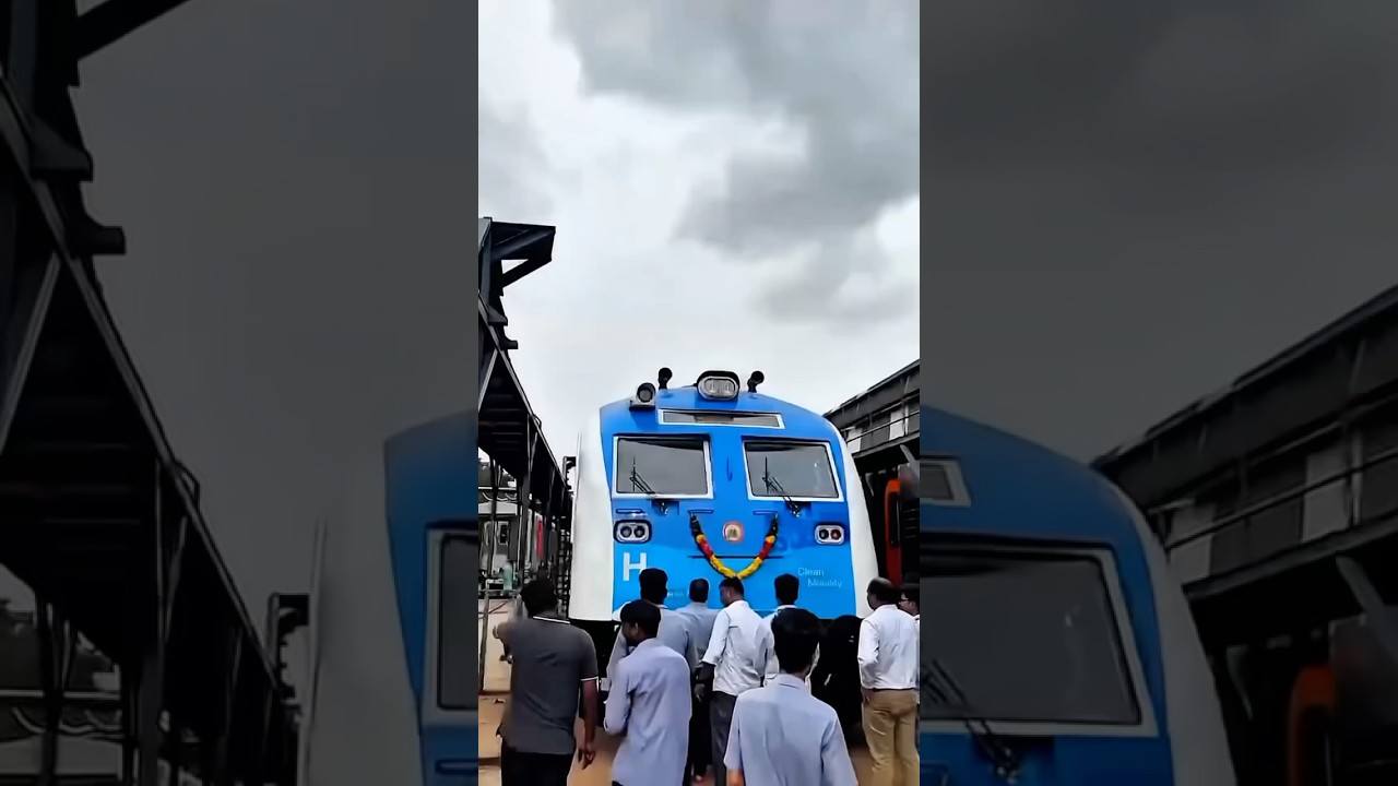 India Just Built Its First Hydrogen Train! #youtubeshorts #trendingshorts #shorts