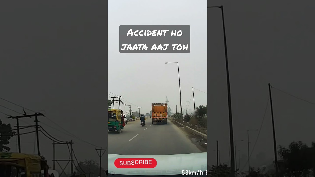 Accident Ho Jata Aaj Toh 😡😡  #India #indianroads #dashcam #dashcamvideos #dashcamvideo