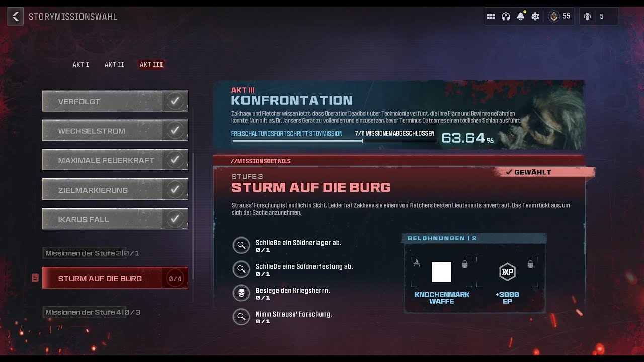COD MW3 MWZ Sturm auf die Burg und Sperrstunde