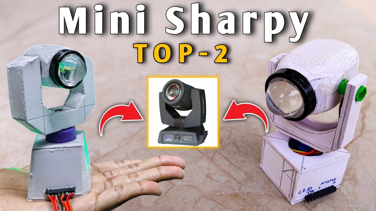 TOP - 2 Mini Sharpy 💥😱 How to make mini sharpy light | Mini sharpy light kaise banaye