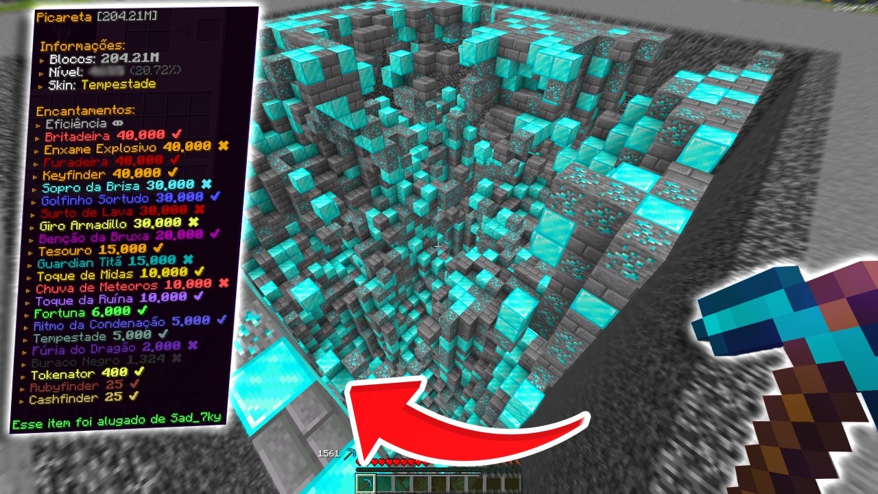 Minecraft: ESSA É A PICARETA MAIS UPADA DO SERVIDOR! - Nerdzone
