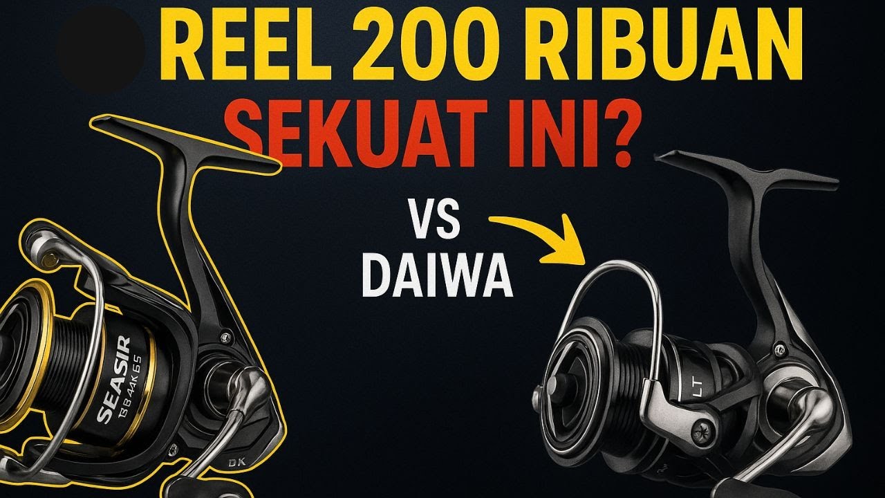 5 Rekomendasi Reel Spinning Murah Terbaik DIBAWAH 500 RIBU(Kuat, Halus & Awet!)