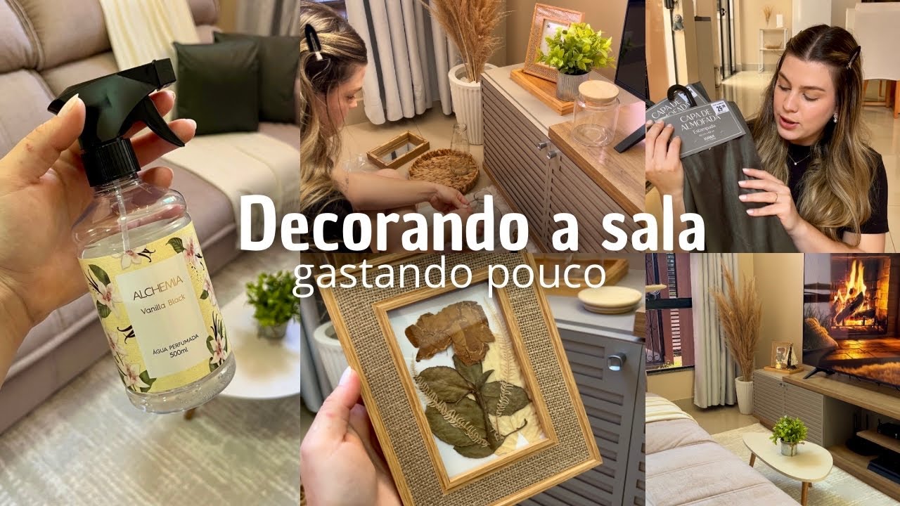 TRANSFORMEI MINHA SALA | comprinhas de decoração + organização 