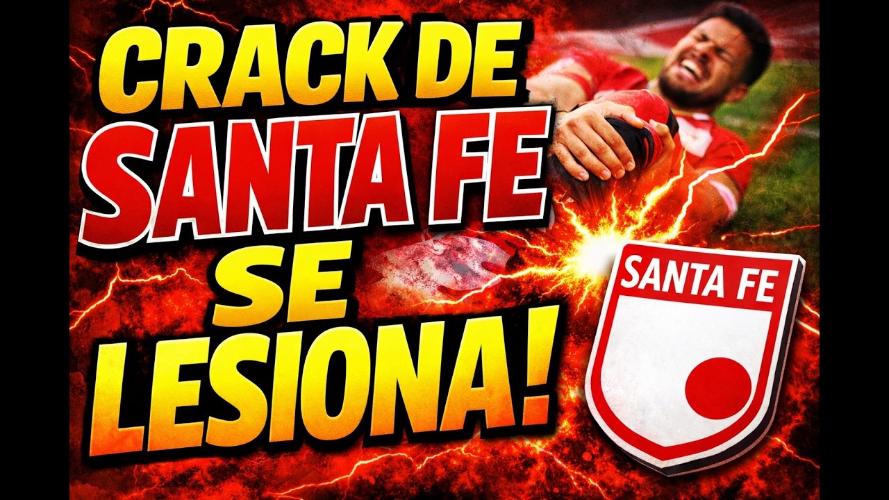 ⚠️ ¡ÚLTIMA HORA! FIGURA DE SANTA FE SUFRE DURA LESIÓN
