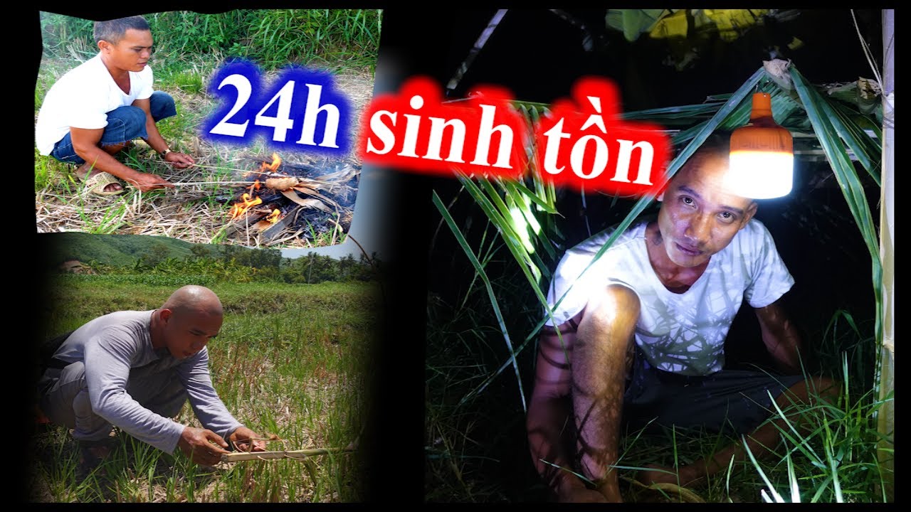 24h Sinh Tồn Tìm Thức Ăn Ngoài Đồng - Chỉ Người Dám Ăn Món Kinh Dị Này | Son Duoc Vlogs
