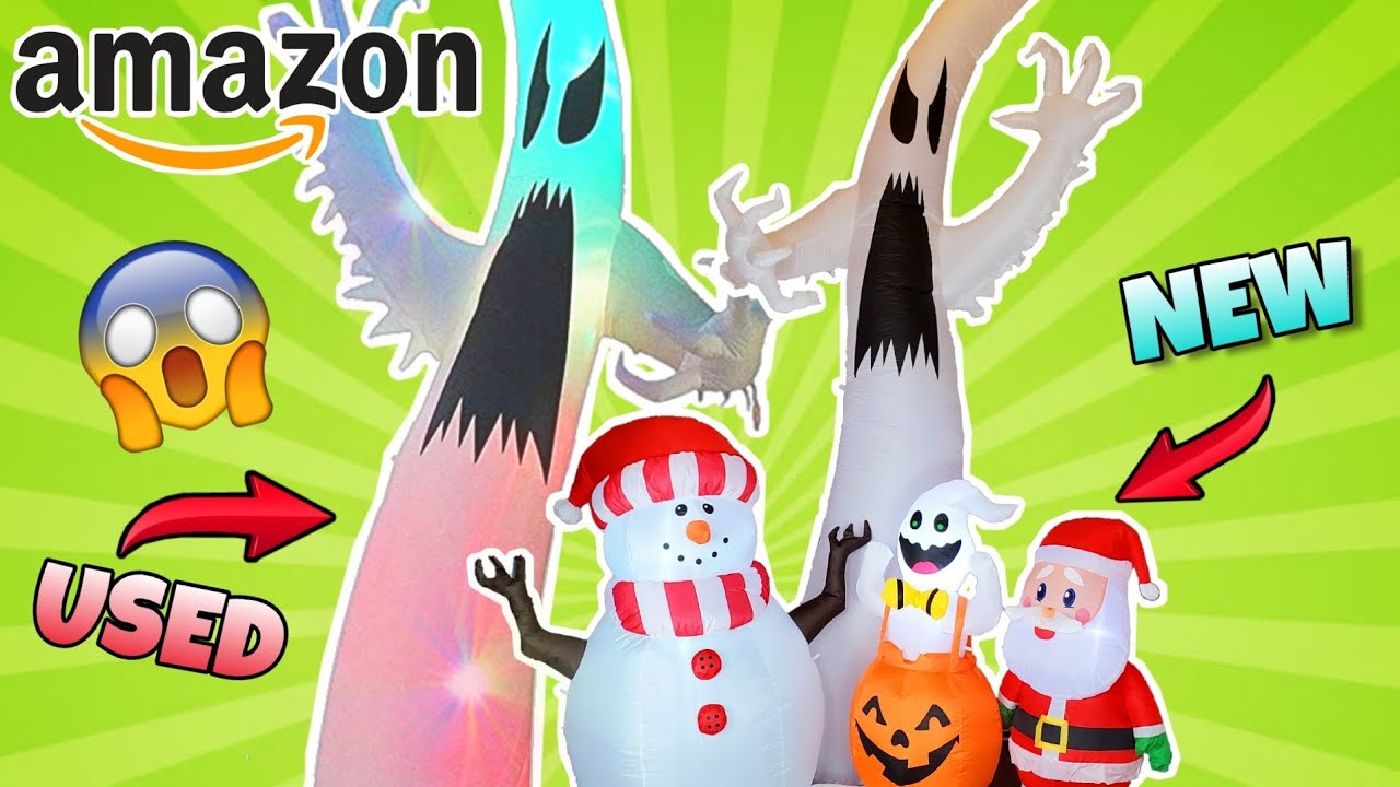 Покупаю новые и б/у надувные изделия на Amazon! Стоит ли оно того? Рождественские и Хэллоуинские ...
