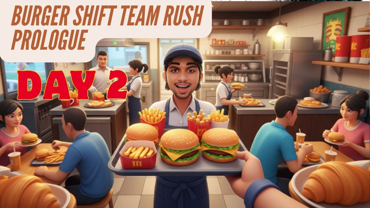 BURGER SHIFT TEAM RUSH PROLOGUE| DAY 2