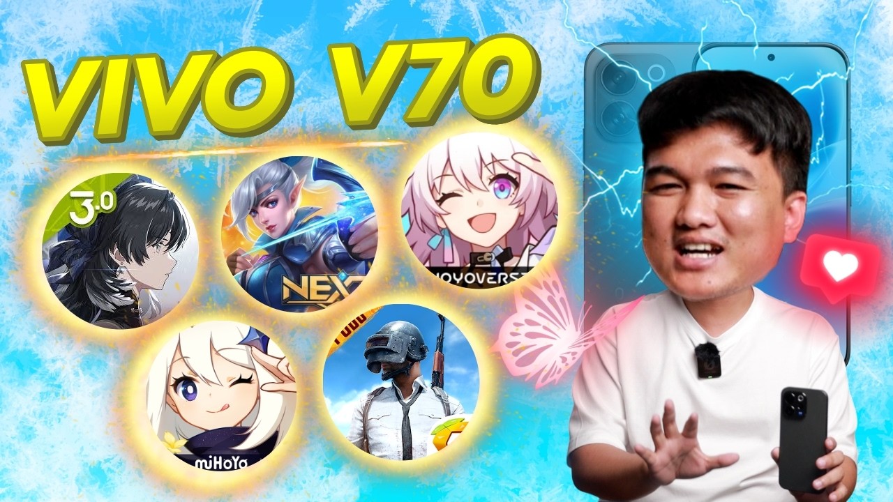 ลื่นเหมือนเดิม เพิ่มเติมเปลี่ยนดีไซน์ | เทสเกม vivo V70 สเปคแรง เล่นเกมดี แบตอึด ร้อนน้อย