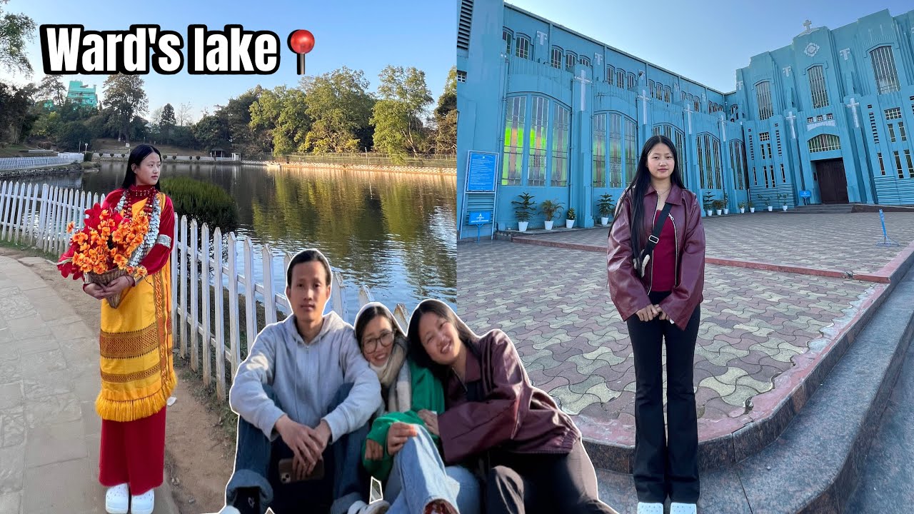 Ward’s Lake, Shillong📍| Trying khasi traditional attire 👘| 