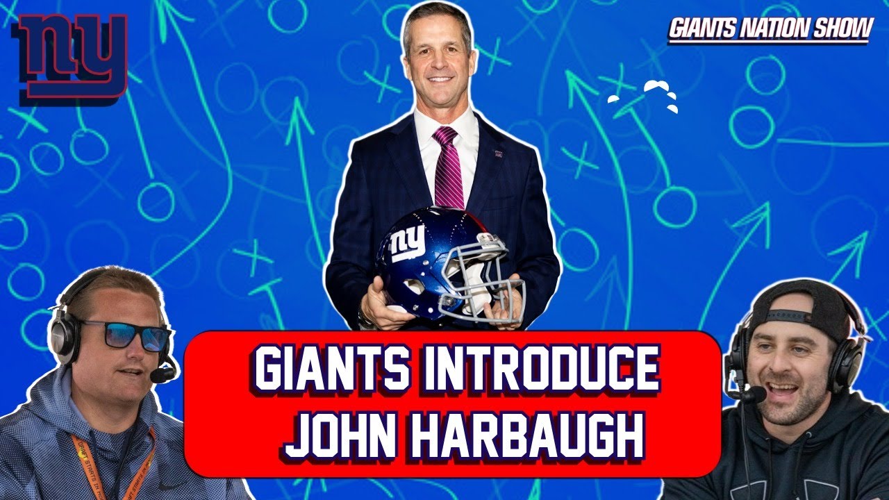 Giants HC John Harbaugh Intro Press Conference | 118