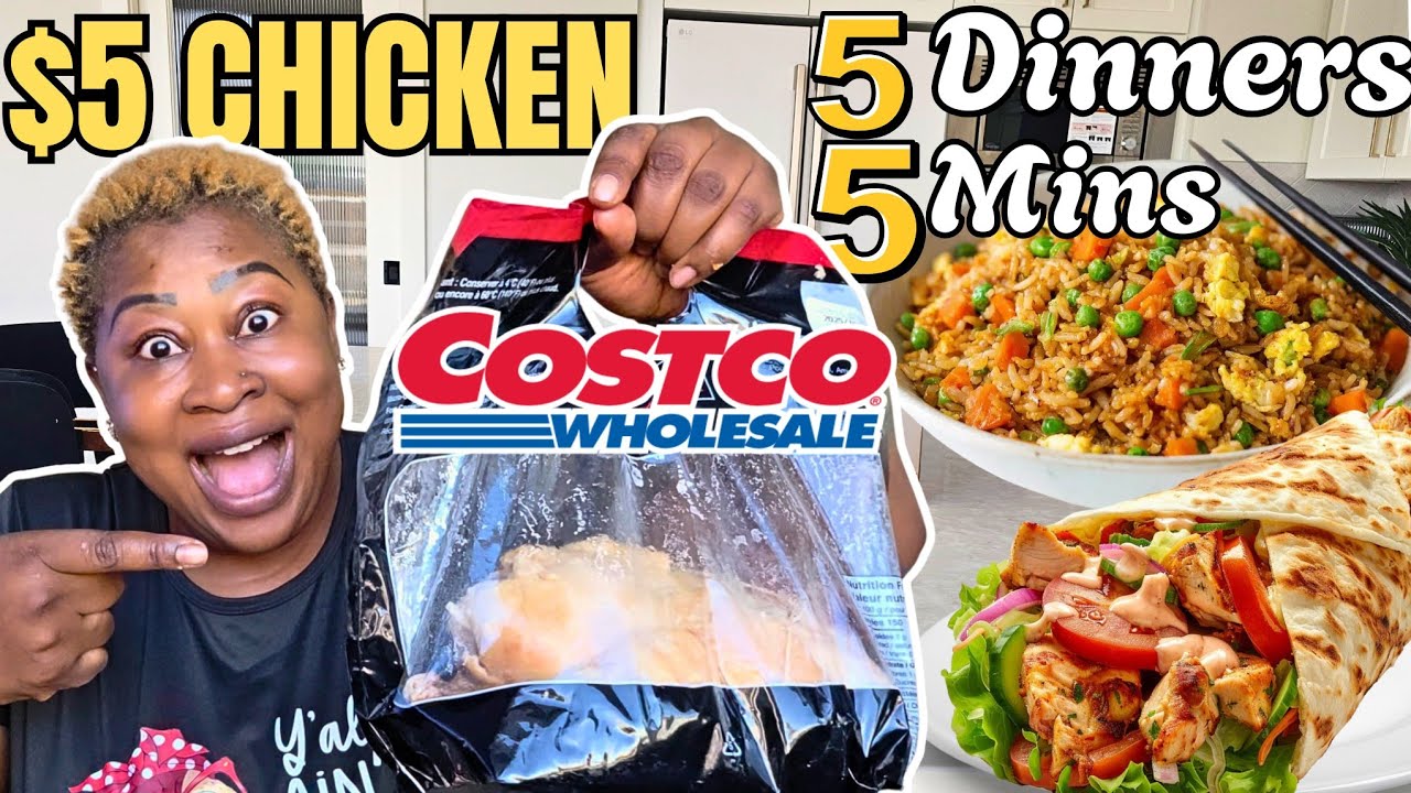 Как я превратил курицу-гриль из Costco за 5 долларов в 5 бюджетных блюд (ужин менее чем за 5 минут).