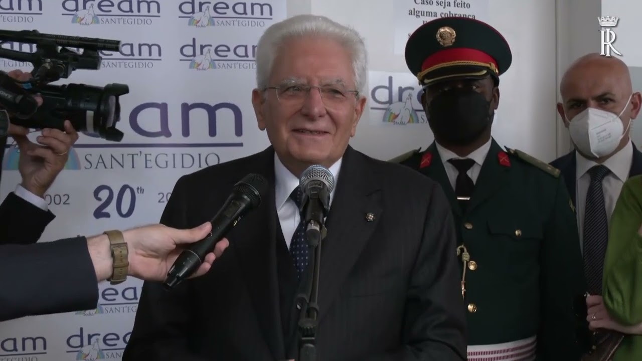 Mattarella al Centro DREAM di Zimpeto della Comunità di Sant’Egidio