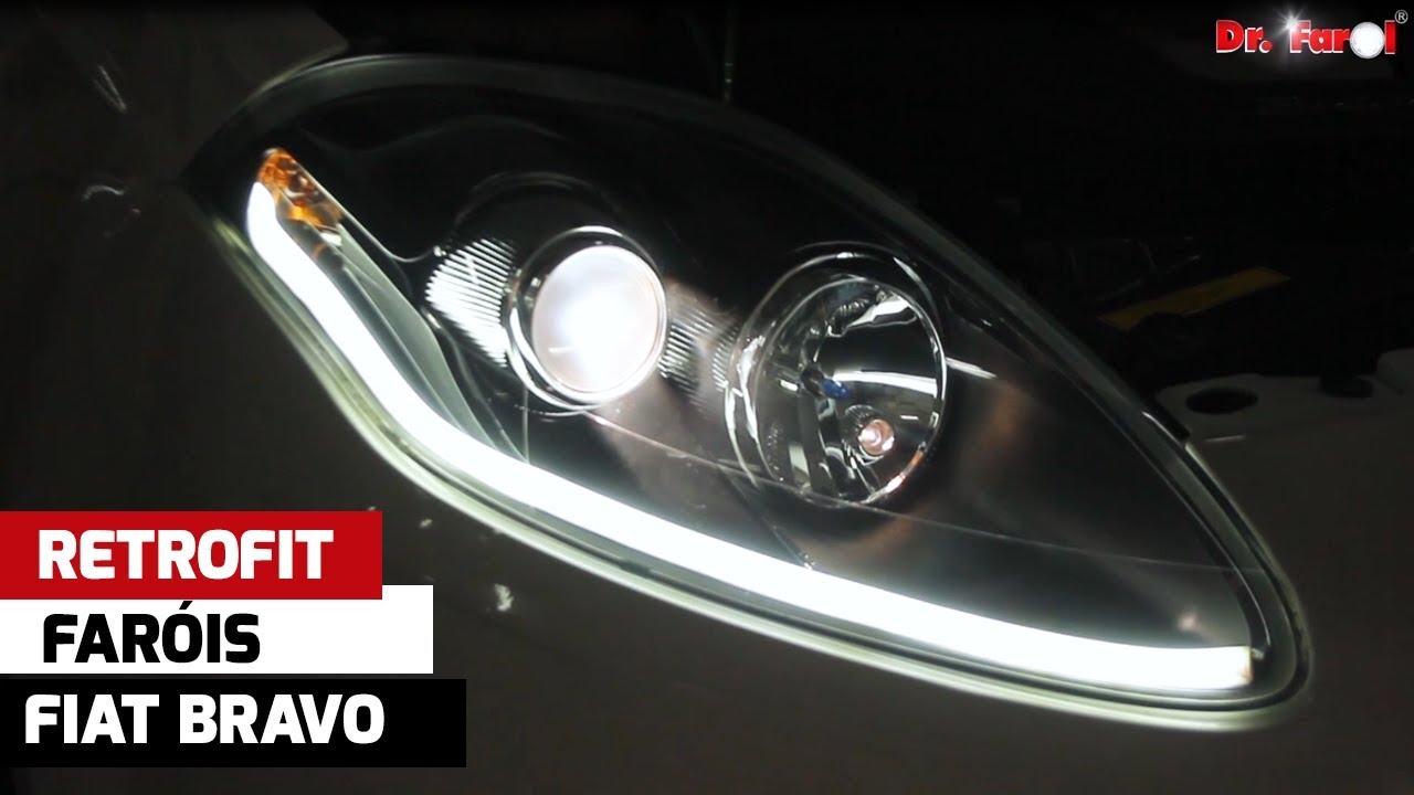 Como Fazer a Personalização dos Faróis e Retrofit no Fiat Bravo