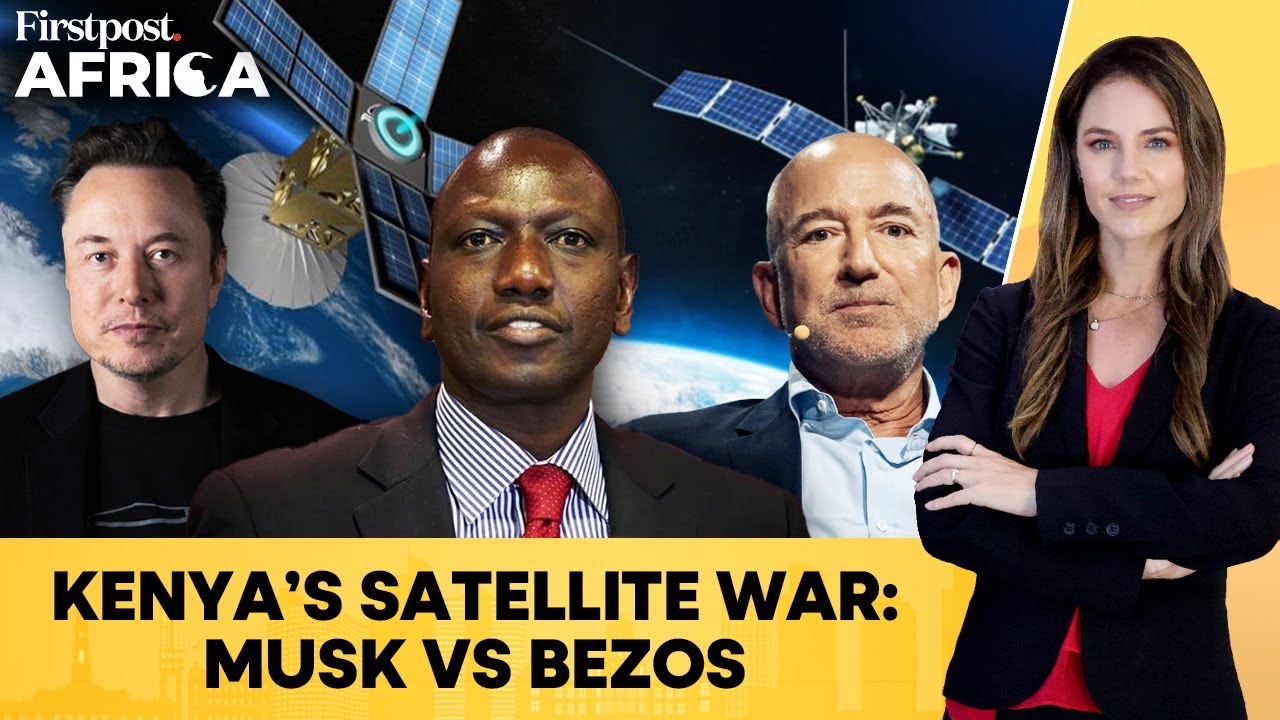 Starlink против Amazon: Маск и Безос спорят из-за кенийского интернета | Firstpost Africa | N18G