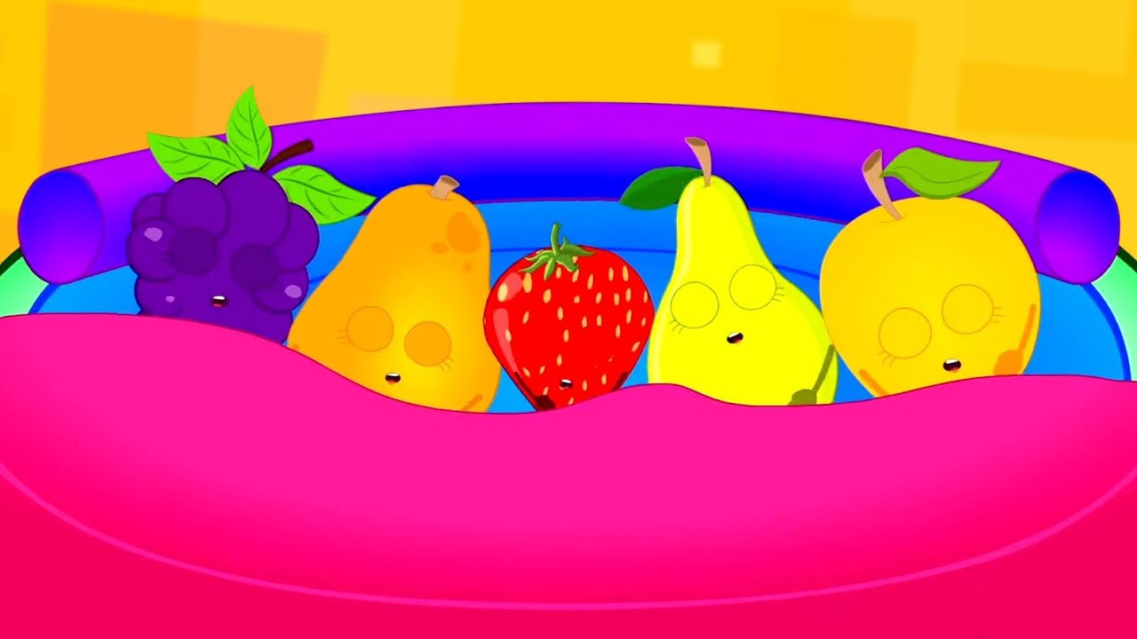 Five In The Bed, Fruits Song and Nursery Rhymes for Kids