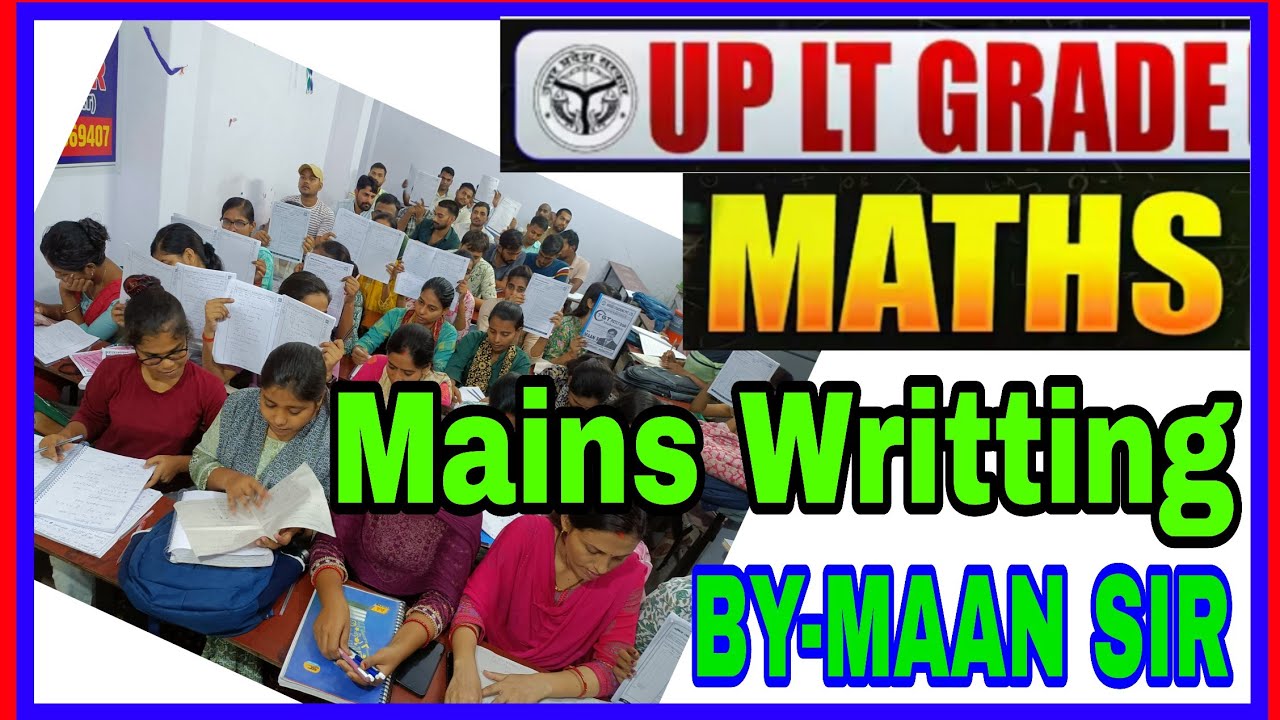 LT grade Mathematics mains Writting 💐🥰