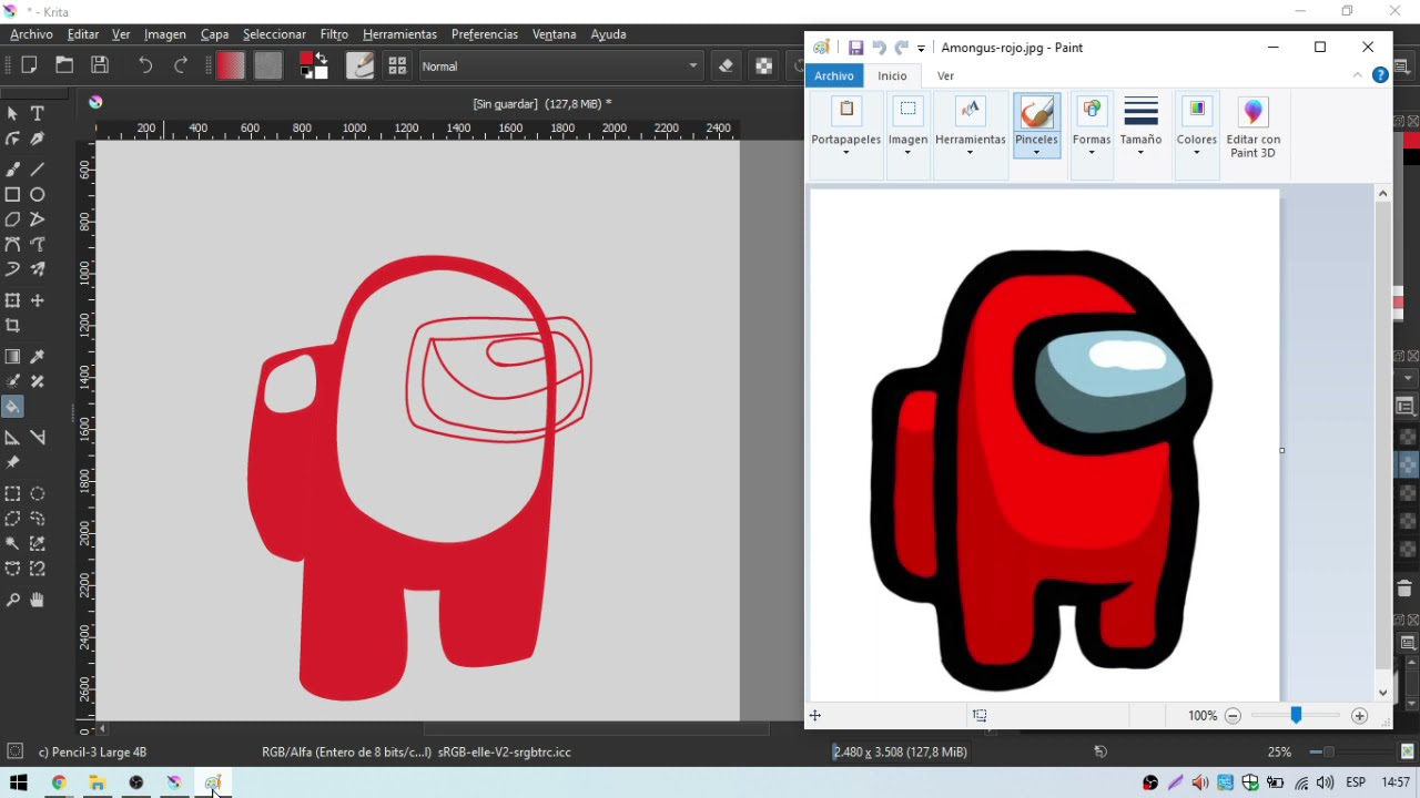 ✅ Como Pintar en Krita con Mouse 🖱️ [ Clase 6/8 ]