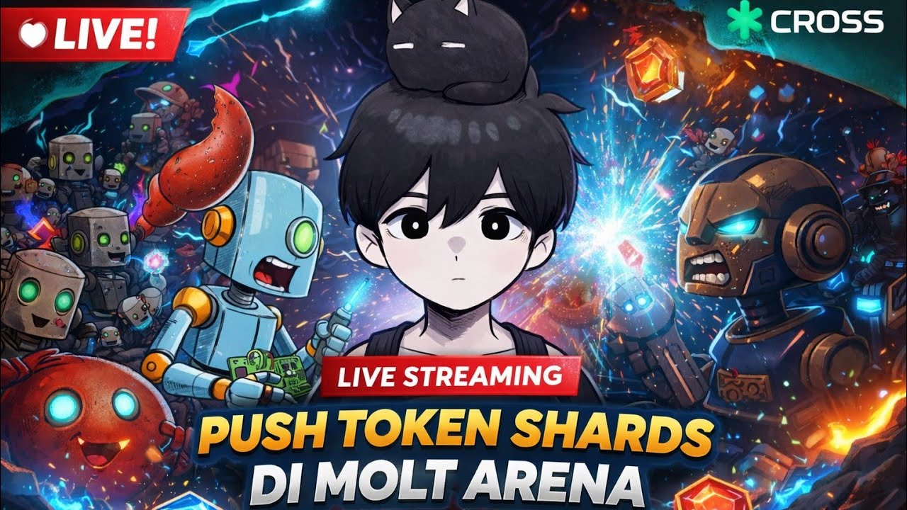 LIVE STREAMING! Push Token Shards Gila-Gilaan di Molt Arena 💎🔥