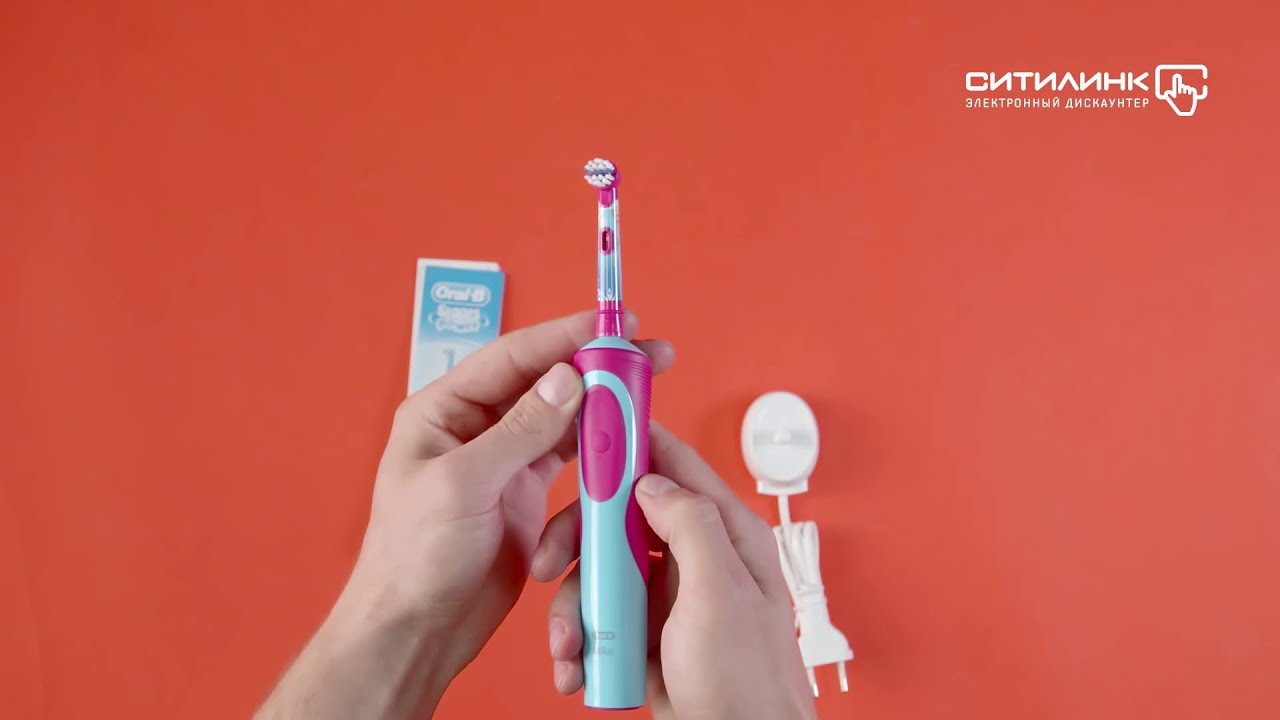 Обзор электрической зубной щетки ORAL-B Stages Power Frozen | Ситилинк